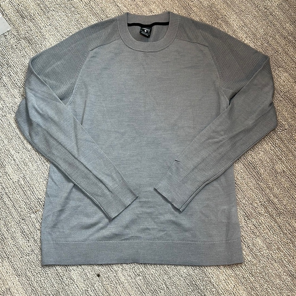 Men’s Nike Golf Sweater Lightweight Grey Sz L